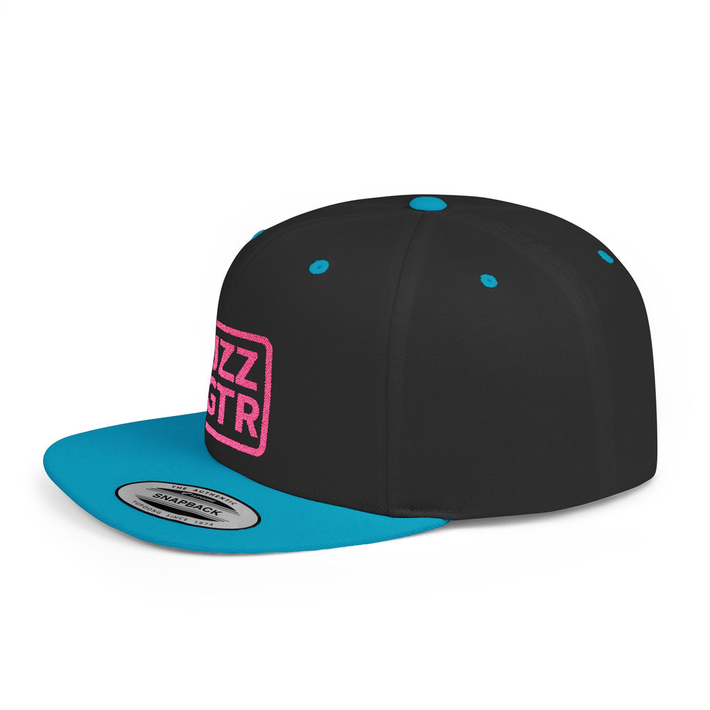 Pink Embroidered JZZ GTR™ Snapback Hat, Trendy Snapback Cap, Casual Gift for Jazz Lovers and Jazz Guitarists