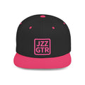 Pink Embroidered JZZ GTR™ Snapback Hat, Trendy Snapback Cap, Casual Gift for Jazz Lovers and Jazz Guitarists