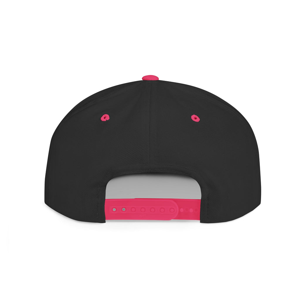 Pink Embroidered JZZ GTR™ Snapback Hat, Trendy Snapback Cap, Casual Gift for Jazz Lovers and Jazz Guitarists