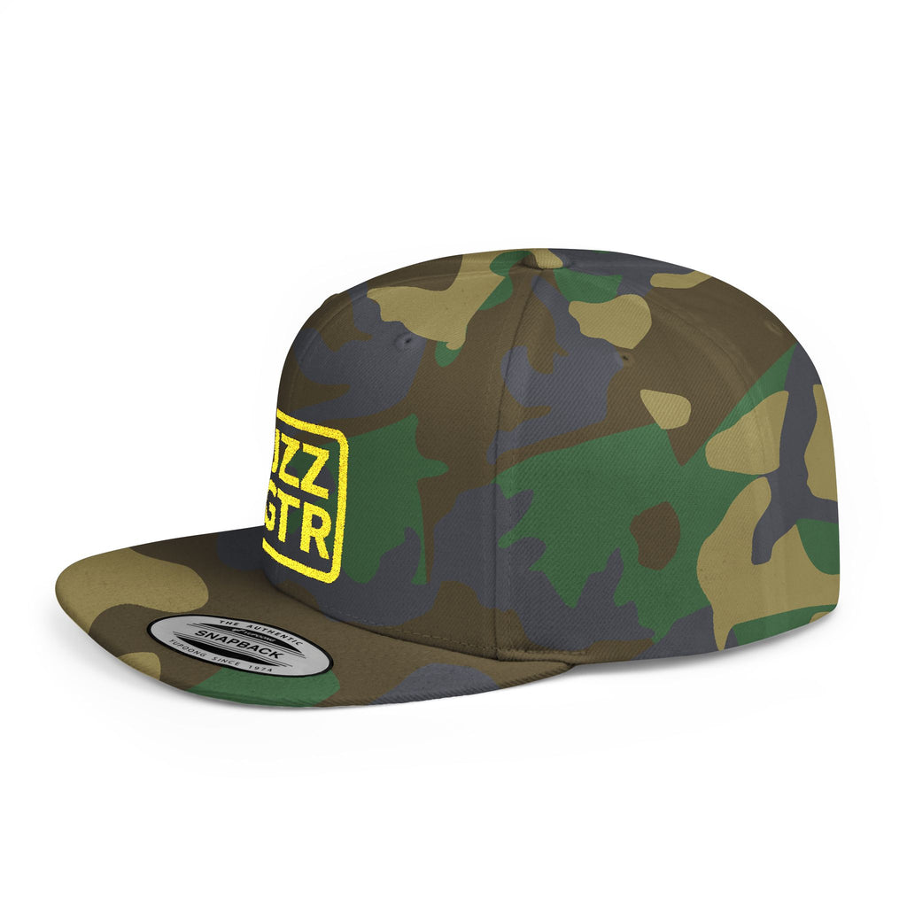 Yellow Embroidered JZZ GTR™ Snapback Hat, Trendy Snapback Cap, Casual Gift for Jazz Lovers and Jazz Guitarists
